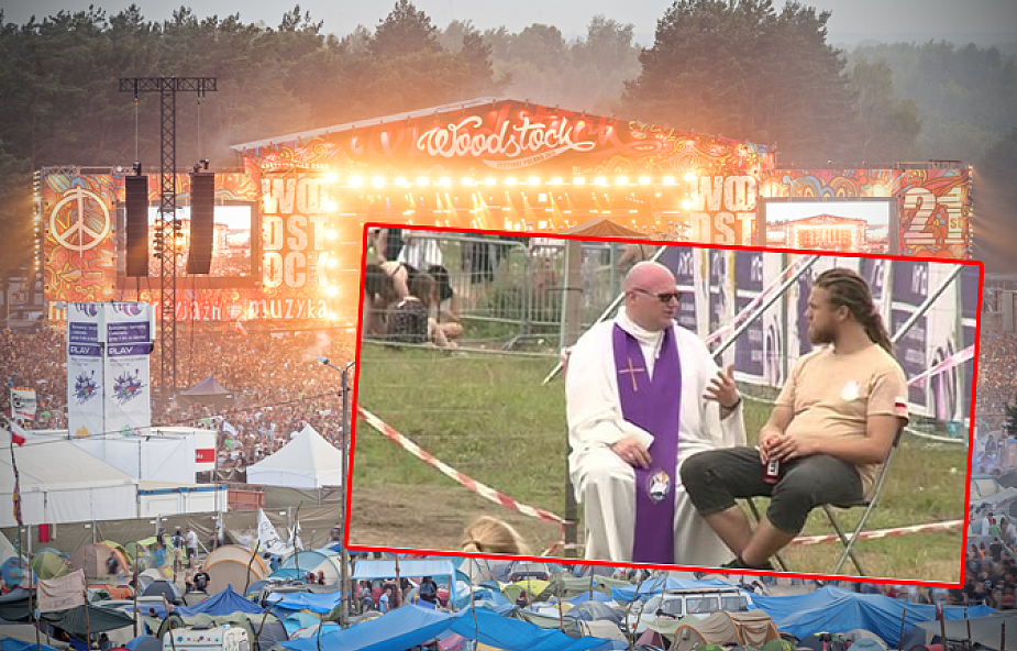 Ten ksiądz pojechał na Woodstock, ustawił krzesło i… zaczął spowiadać
