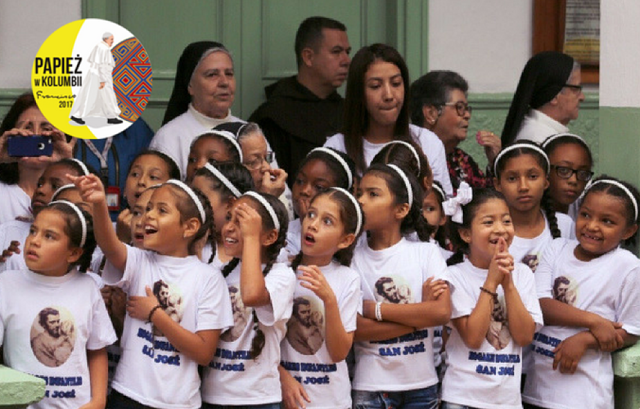Kolumbia: papież odwiedził dzieci z Domu św. Józefa