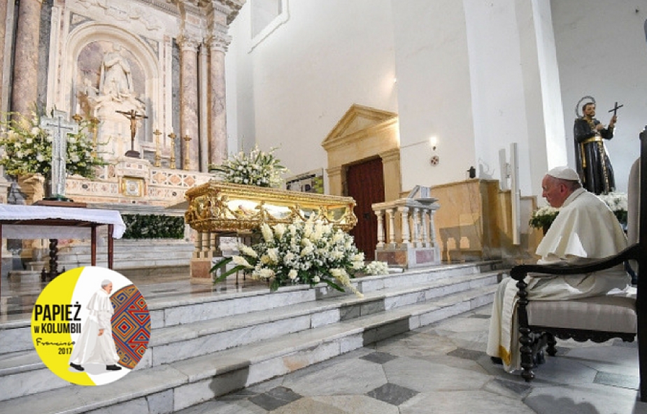 Cartagena: Fraciszek odwiedził kościół pw. św. Piotra Klawera