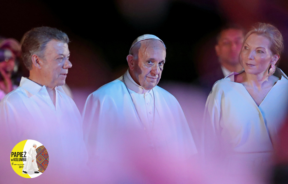 Papież Franciszek zakończył wizytę w Kolumbii. Hasłem pielgrzymki były słowa: "Zróbmy pierwszy krok"