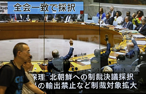 Seul i Tokio z zadowoleniem przyjęły rezolucję RB ONZ ws. Korei Płn.