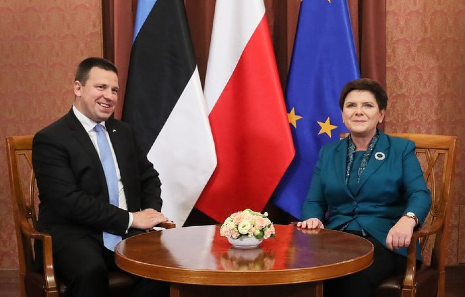 Rozpoczęło się spotkanie premier Beaty Szydło z premierem Estonii Juri Ratasem