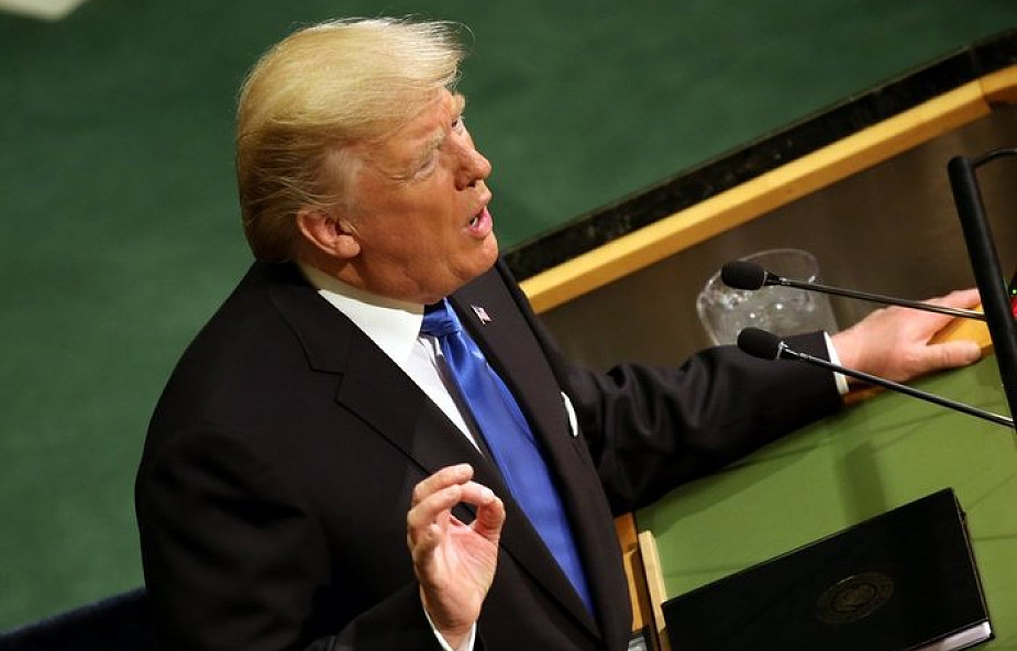 Trump w ONZ grozi zniszczeniem Korei Pn. i odwołuje się do polskiego patriotyzmu