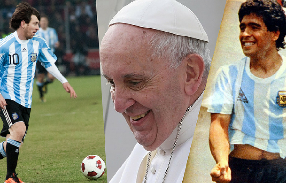 Papież wyprzedził Maradonę i Messiego