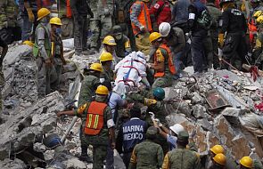 Meksyk: trwa akcja ratunkowa po trzęsieniu ziemi; są dzieci pod gruzami