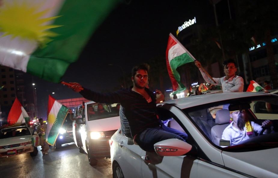 Kurdowie w Iranie manifestują poparcie dla referendum w irackim Kurdystanie