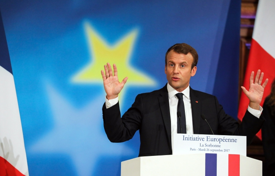 Macron proponuje nowe inicjatywy, by zacieśnić integrację w Unii Europejskiej