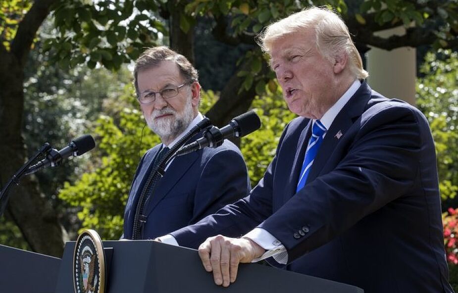 Trump i Rajoy sprzeciwiają się referendum niepodległościowemu w Katalonii