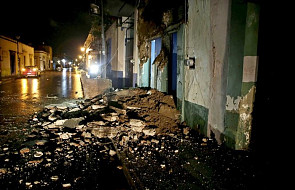 Meksyk: co najmniej pięć ofiar silnego trzęsienia ziemi na południu