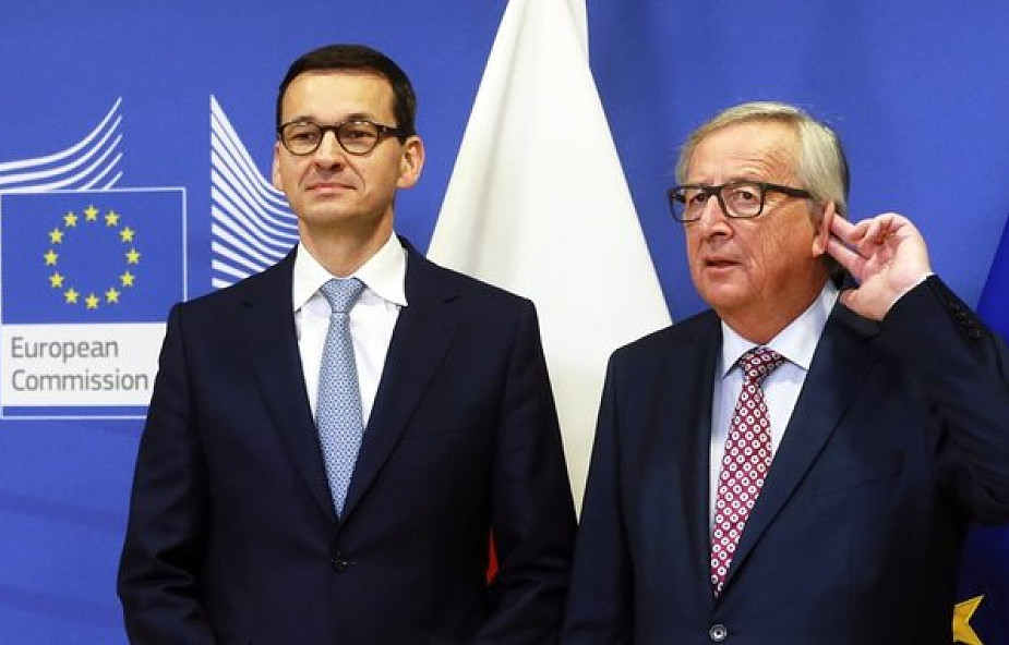 Media w USA i Reuters: rozmowa Morawiecki-Juncker nowym początkiem w relacjach z UE