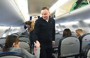Prezydent Duda przyleciał do Szwajcarii. Weźmie udział w forum w Davos