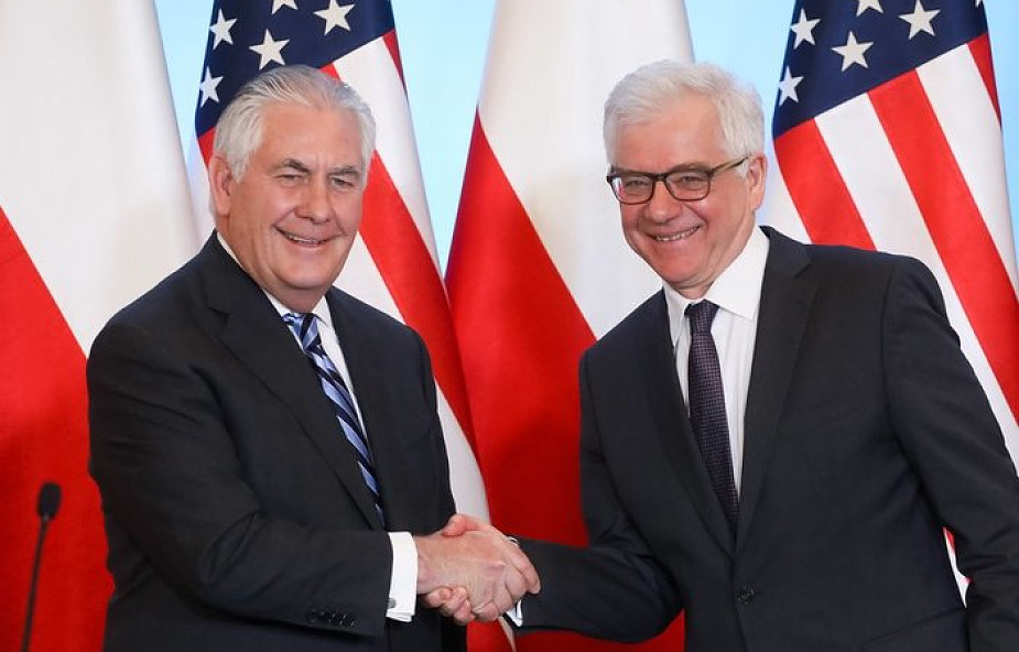 Sekretarz stanu USA Rex Tillerson: Polska i Stany Zjednoczone razem są przeciwni Nord Stream 2