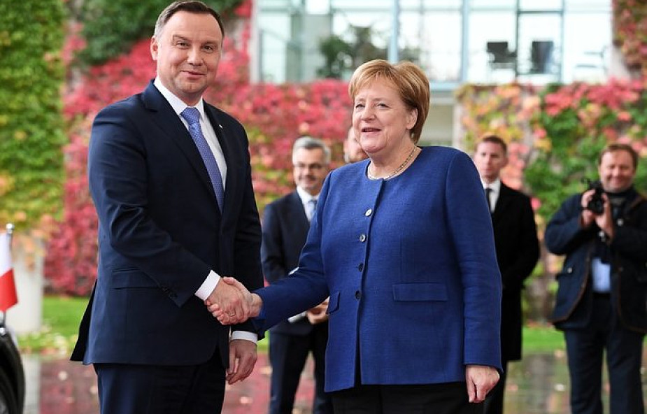 Duda rozmawiał z Merkel o reformie UE, Ukrainie, relacjach z USA i o klimacie. Na prośbę Merkel rozmowa odbyła się w cztery oczy