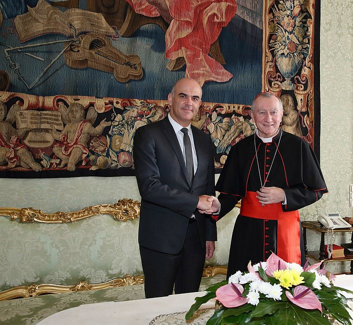 Franciszek spotkał się z prezydentem Szwajcarii [GALERIA] - zdjęcie w treści artykułu nr 3