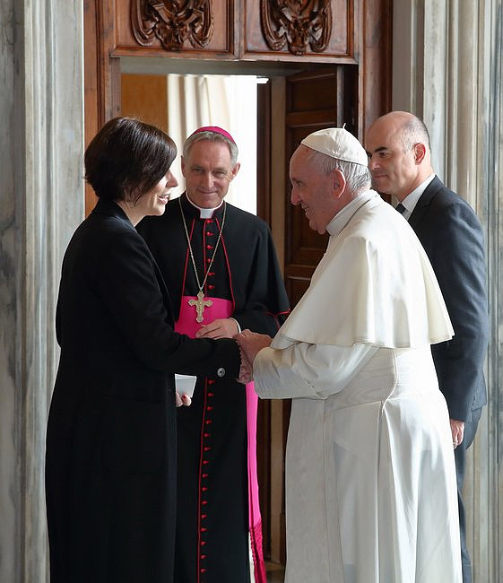 Franciszek spotkał się z prezydentem Szwajcarii [GALERIA] - zdjęcie w treści artykułu nr 4