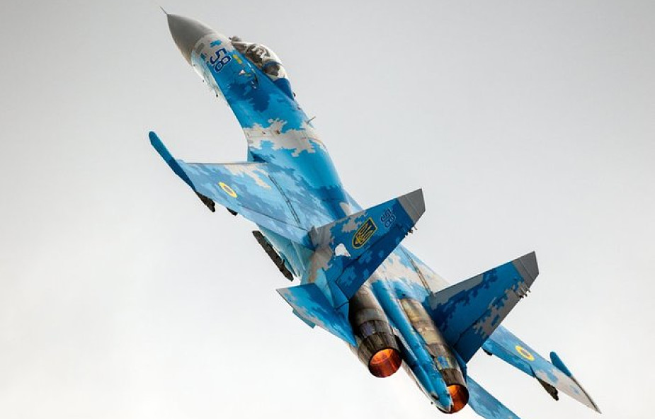 Katastrofa ukraińskiego myśliwca Su-27, pilot nie żyje