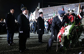 Katowice: upamiętniono dziewięciu górników - ofiary pacyfikacji kopalni Wujek