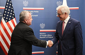 Szef MSZ Jacek Czaputowicz spotkał się z zastępcą sekretarza stanu USA Johnem J. Sullivanem