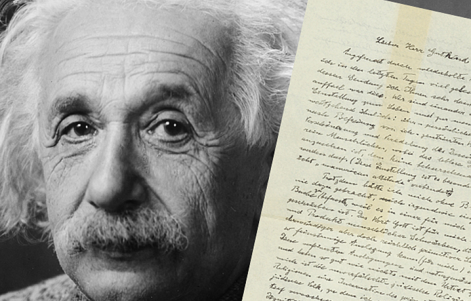 Jeden ze swoich listów Albert Einstein napisał o Bogu. Właśnie sprzedano go za rekordową sumę
