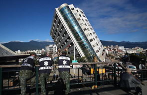 Nowy bilans trzęsienia ziemi w Tajwanie: 15 ofiar śmiertelnych, 280 rannych