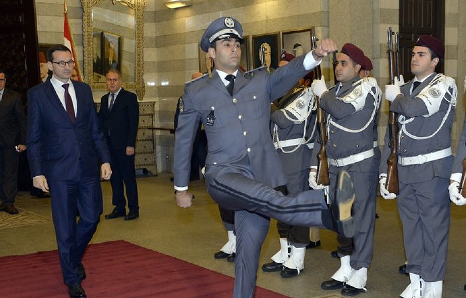 Liban: premier Morawiecki spotkał się z premierem Haririm w Bejrucie