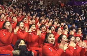 Cheerleaderki z Korei Północnej zaskoczyły świat na Igrzyskach Olimpijskich w Pjongczangu [WIDEO]