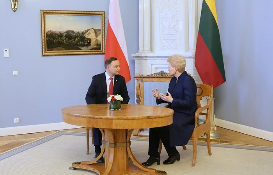 Wilno: rozpoczęła się rozmowa prezydenta Dudy z prezydent Grybauskaite