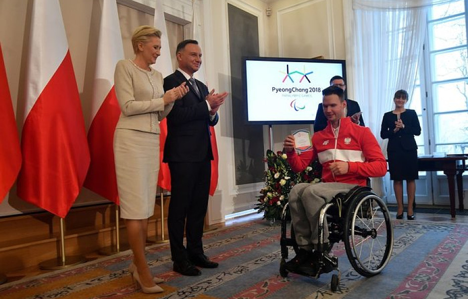 Paraolimpiada - prezydent Duda wręczył nominacje reprezentantom Polski