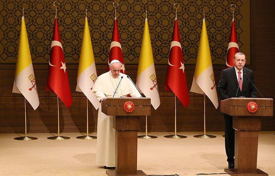Jutro papież Franciszek przyjmie prezydenta Turcji Erdogana