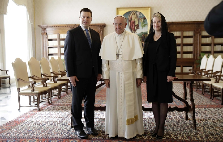 Papież przyjął premiera Estonii. Rozmawiali o pozytywnym wkładzie Kościoła w estońskie społeczeństwo
