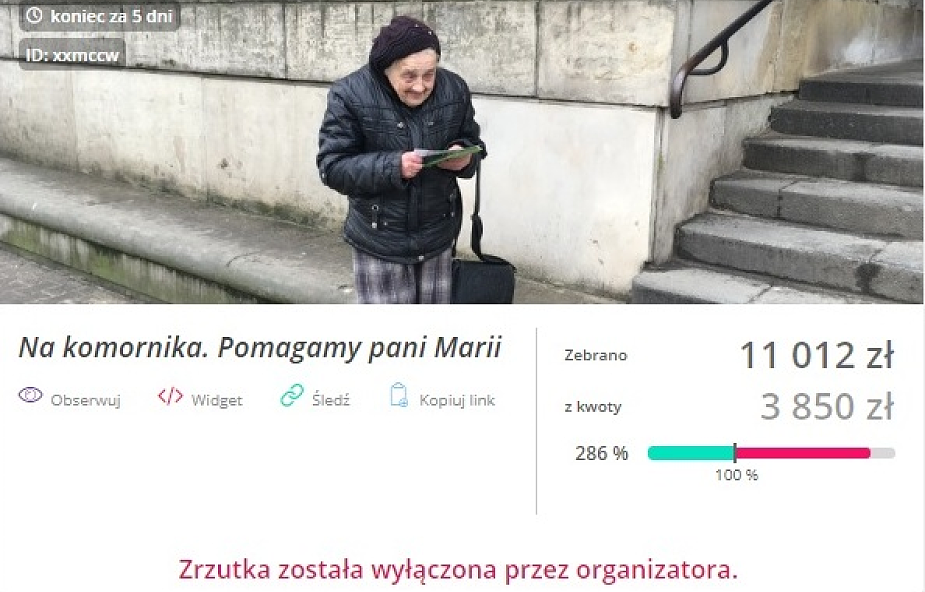 "Muszę spłacić komornika" - 83-latka rozdaje ulotki w Warszawie. Internauci pomogli jej w 3 godziny