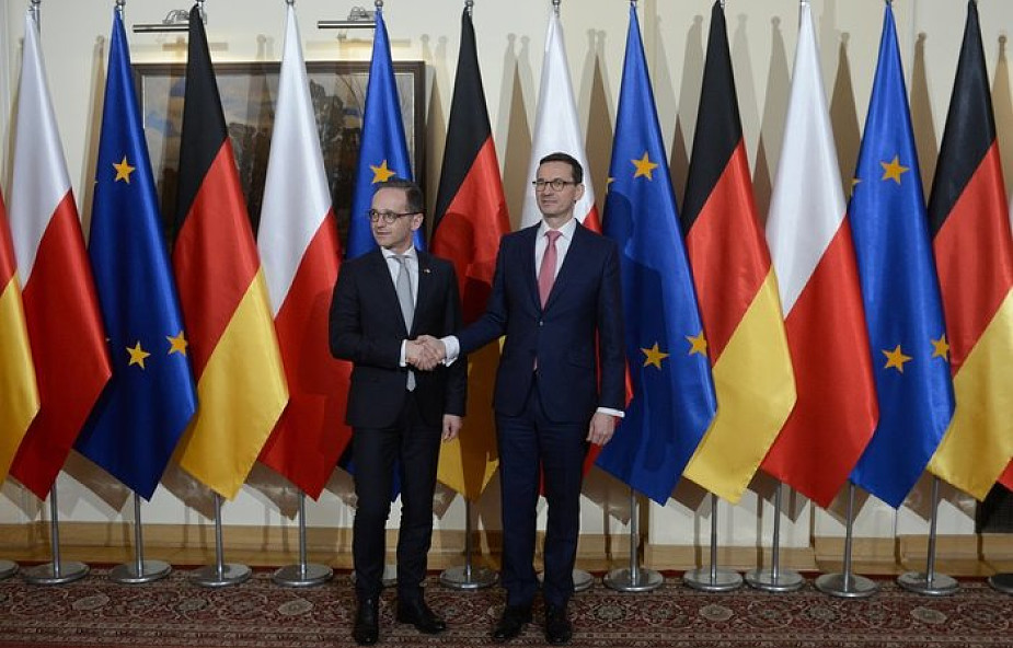 Rozpoczęło się spotkanie premiera Morawieckiego z szefem niemieckiego MSZ