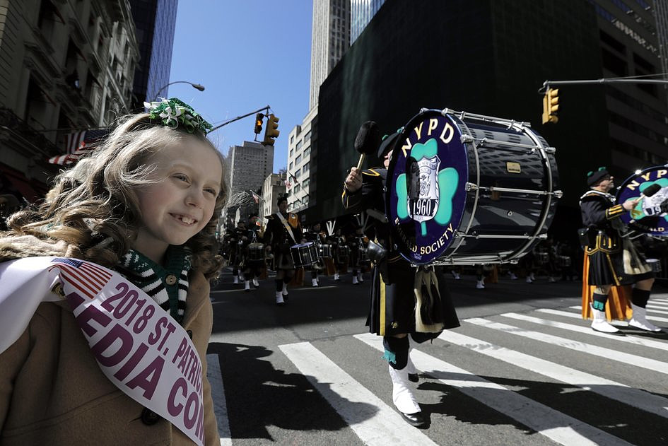 USA: zielona parada na Manhattanie w Dniu św. Patryka [GALERIA] - zdjęcie w treści artykułu