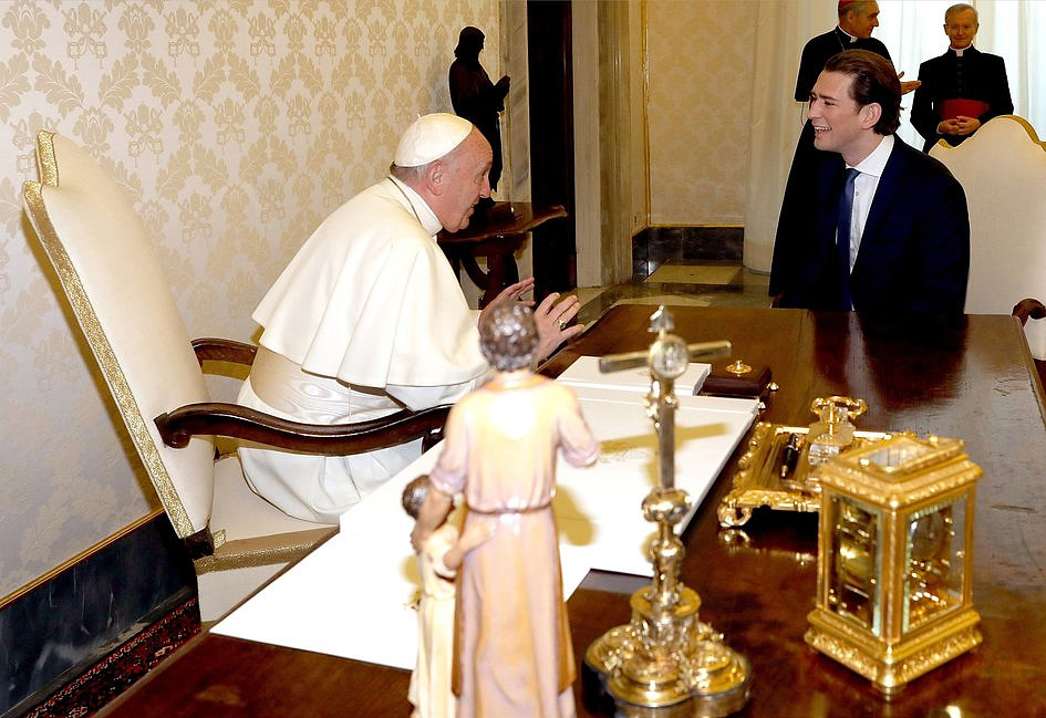 Papież spotkał się z pierwszym po wielu latach praktykującym katolikiem, który pełni tak ważną funkcję - zdjęcie w treści artykułu nr 1