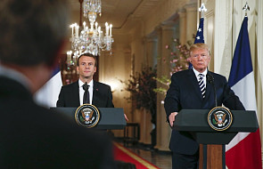 Macron liczy na współpracę z Trumpem nad nową umową nuklearną z Iranem