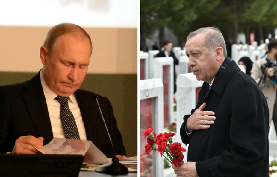 Putin i Erdogan omówili kwestię niedawnego ataku bronią chemiczną we Wschodniej Gucie