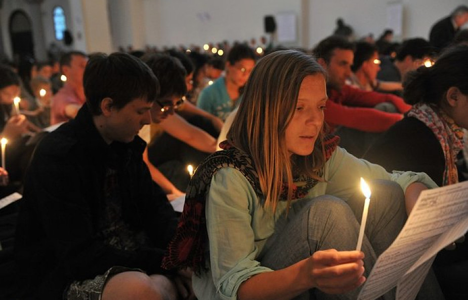 Modlitwa Taizé o jedność Chrześcijan w krakowskim Duszpasterstwie Akademickim Jezuitów