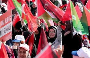 Tysiące ludzi na ulicach Stambułu w solidarności z Palestyńczykami