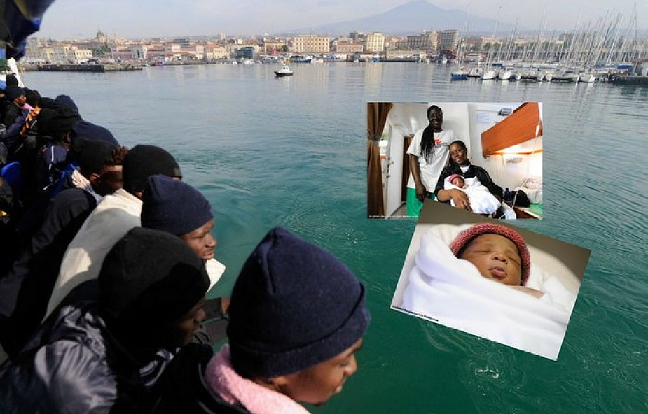 Imigrantka dzięki interwencji wolontariuszy urodziła dziecko na Morzu Śródziemnym [FOTO]