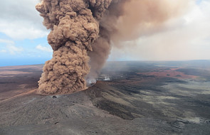Seria wstrząsów tektonicznych po erupcji wulkanu na Hawajach
