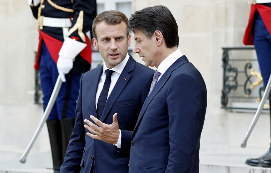 Macron i Conte chcą utworzenia centrów dla migrantów w krajach pochodzenia