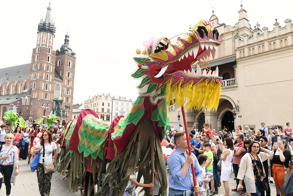 Wielka Parada Smoków przeszła przez Kraków - zdjęcie w treści artykułu nr 1