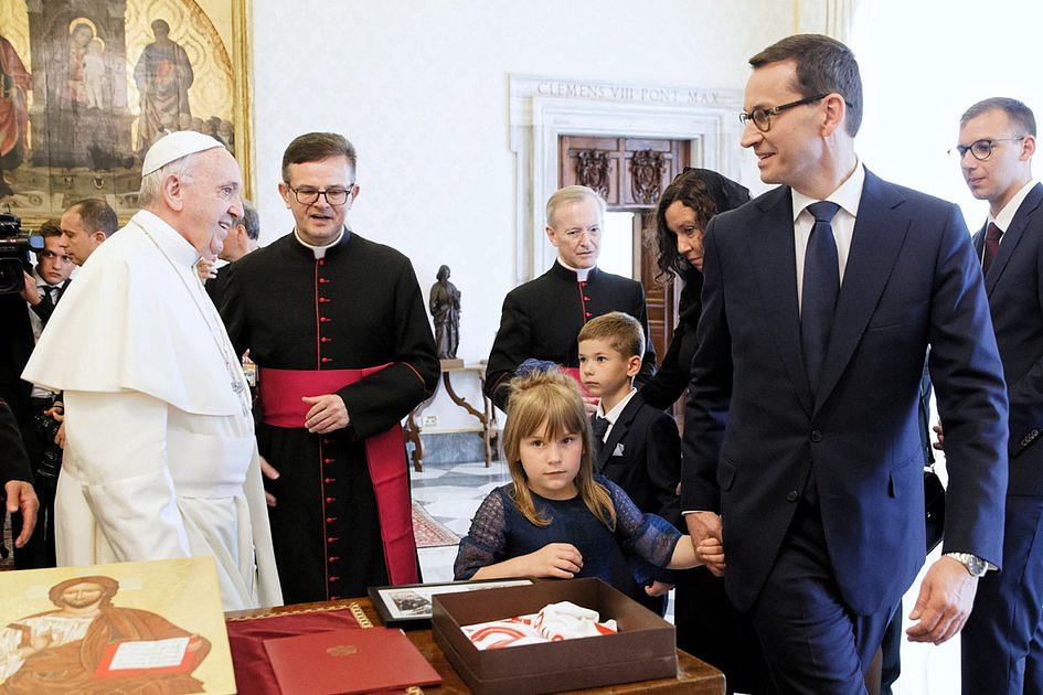 Premier Morawiecki u Franciszka: papież był bardzo zainteresowany tą sytuacją - zdjęcie w treści artykułu