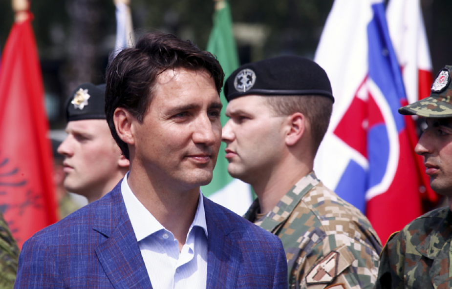Trudeau: Kanada pozostanie na czele grupy bojowej NATO na Łotwie do 2023 r.