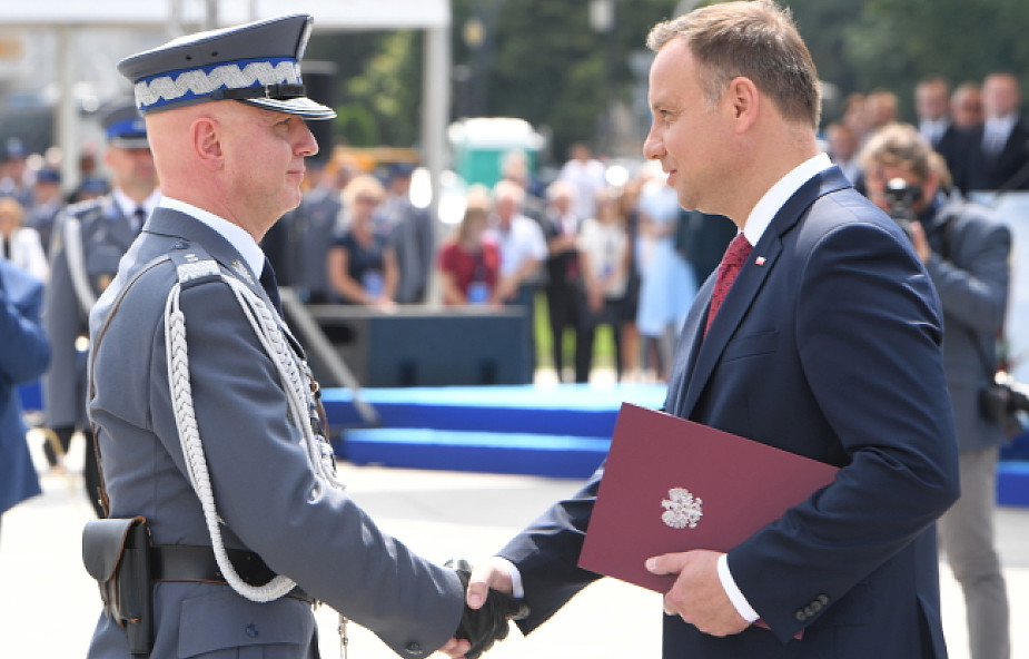 Prezydent: dzięki służbie policjantów Polska jest bezpiecznym państwem