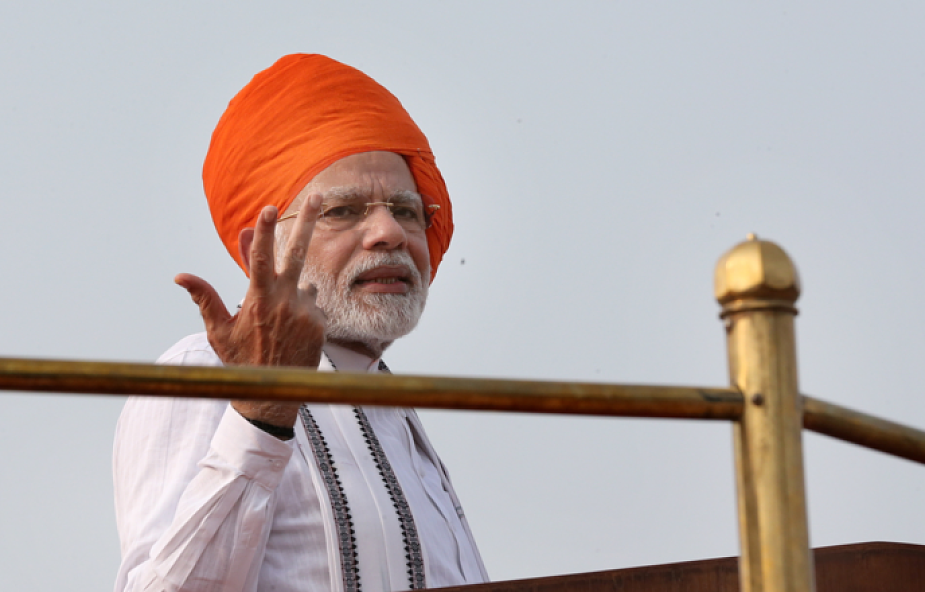 Indie: premier Modi chwali swój rząd na 71-lecie niepodległości