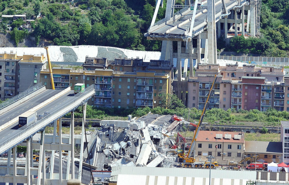 Włoski ekspert o katastrofie w Genui: przyczyn może być nawet 15