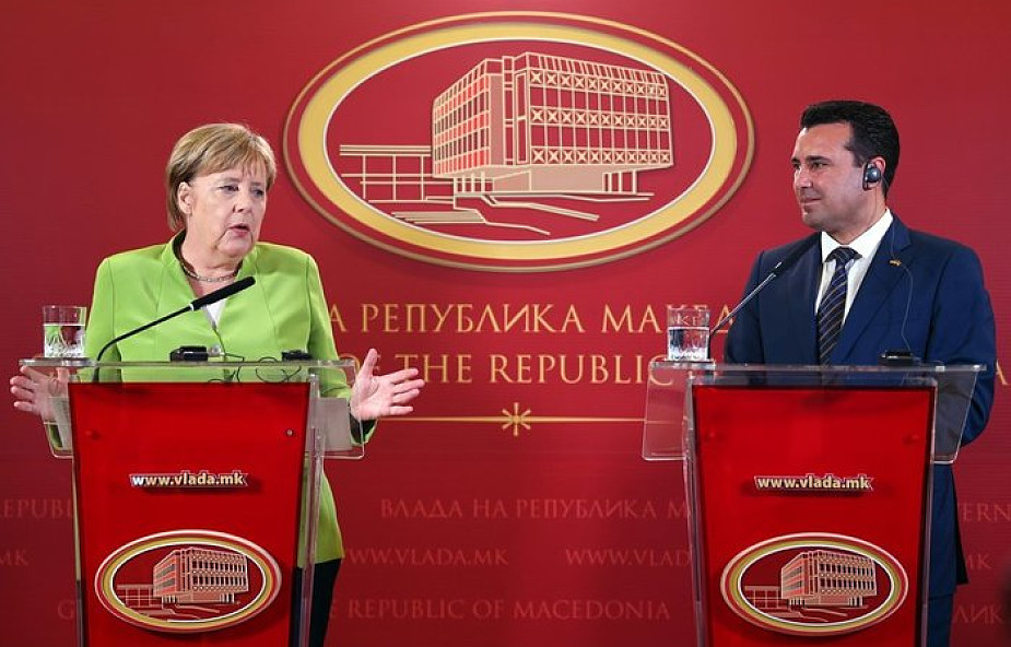 Merkel apeluje do Macedończyków o udział w referendum ws. nazwy kraju