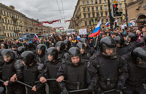 Rosyjskie media: demonstracje w całym kraju, ponad 800 osób zatrzymanych