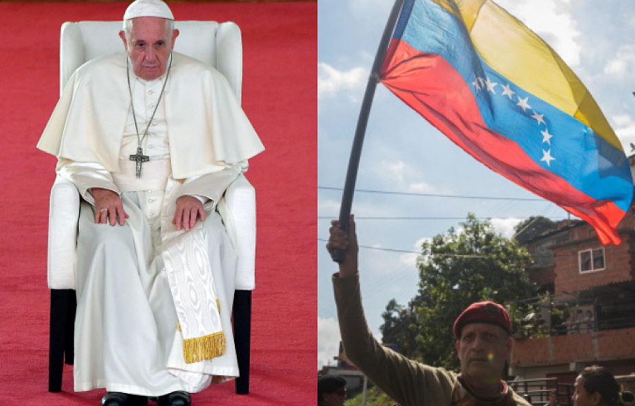 Watykan: papież śledzi sytuację w Wenezueli i modli się za naród